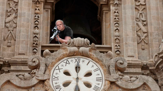Heavily Armed Karl Rove Spotted At Top Of Electoral College Clock Tower